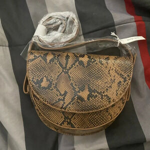 Urban Outfitters Snake Print Crossbody Bag